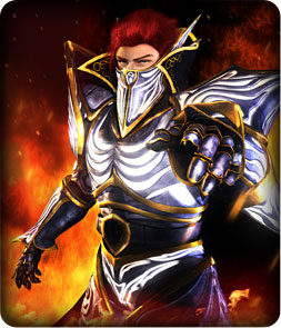 Imagen de un personaje épico de Mu Online, el Guardián de Arkadia