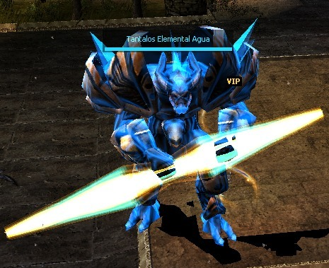Tantalo elemental de agua
